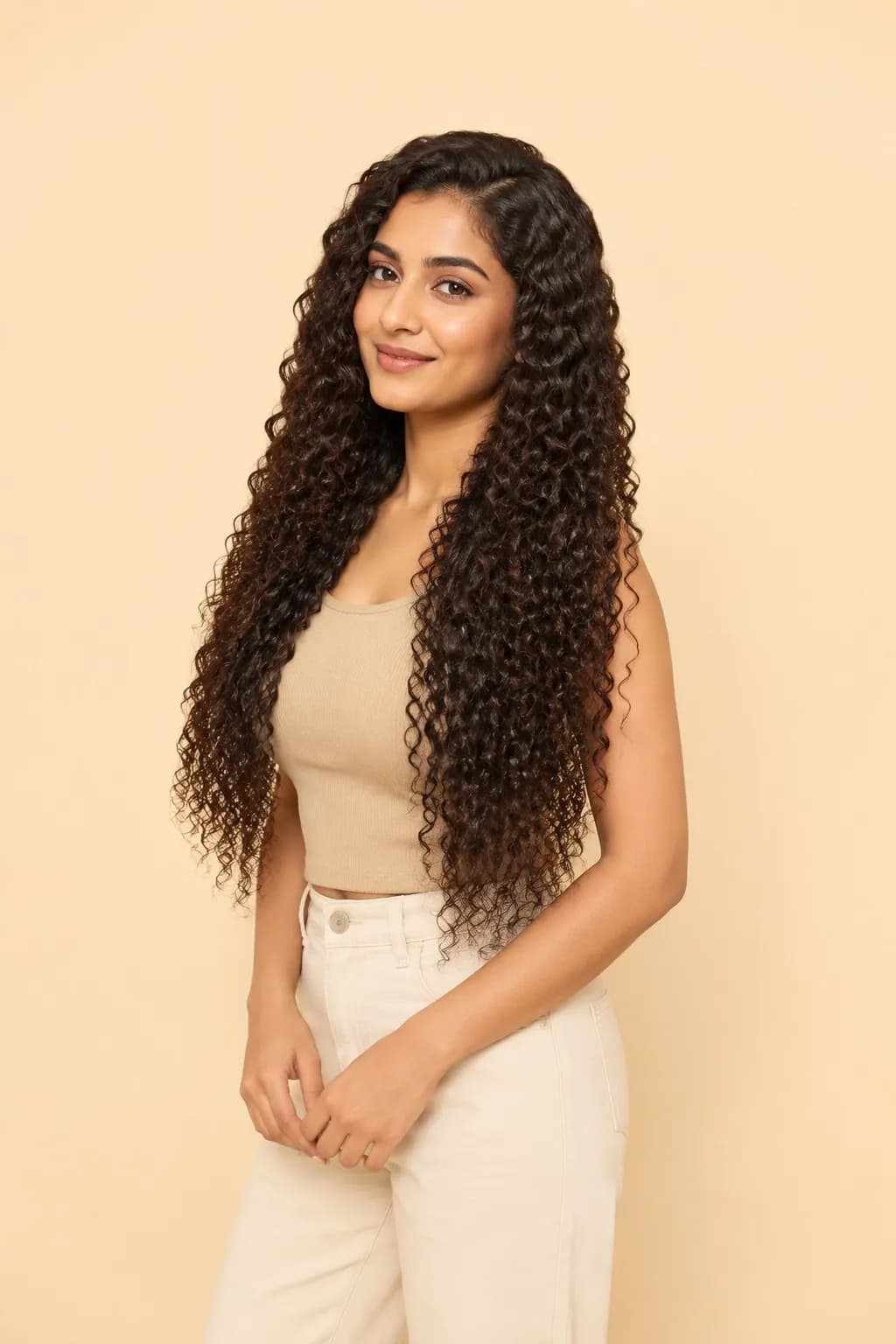 Haddai Deep Curl Hair Extensions